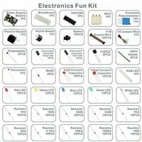 Electronic Components Kit Pack Starter DIY Project For Arduino R3 Common Capacitors Resistors Capacitors 830-well Breadboard - Image 6