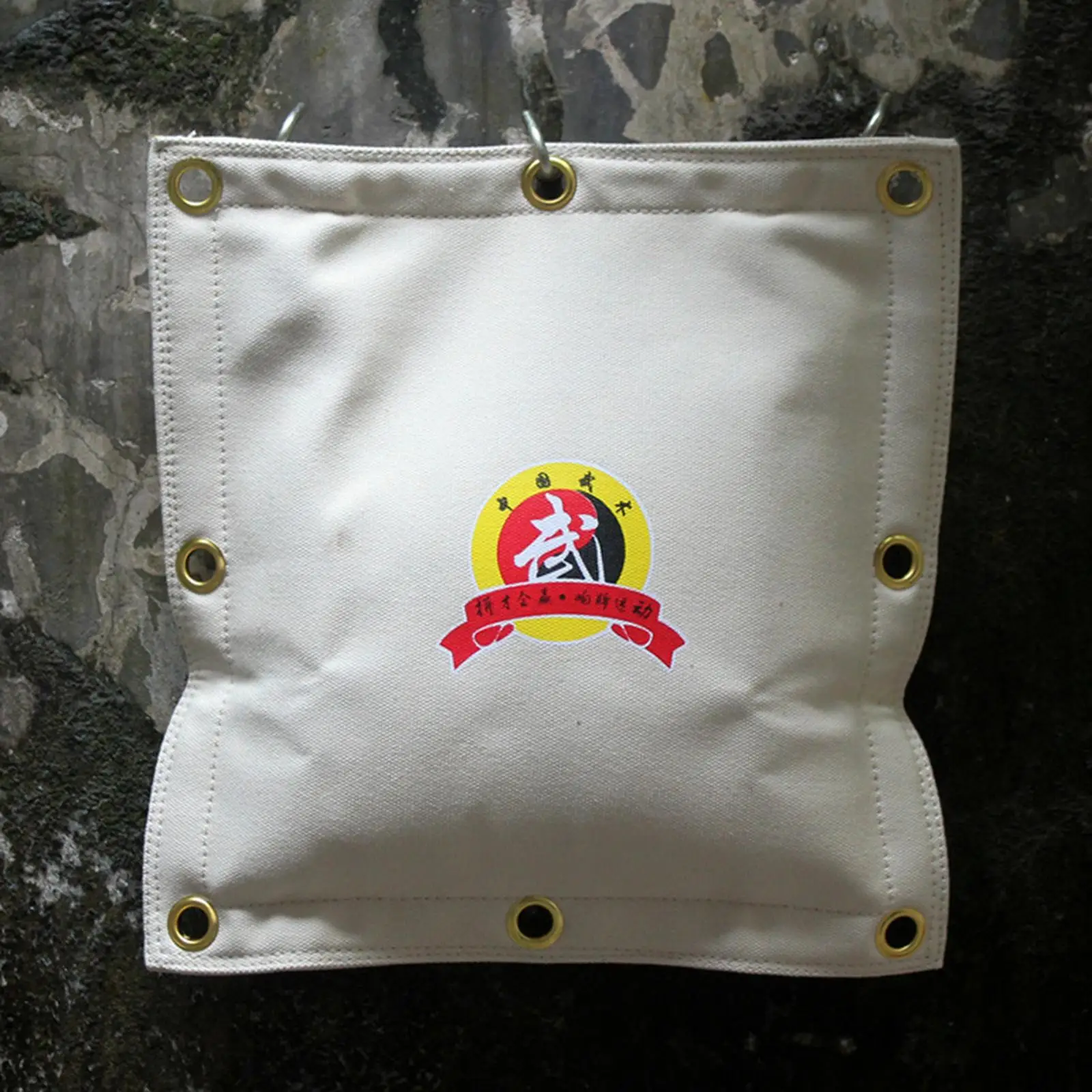 Wall Sandbag Fore Arm Workouts with Stainless Ring for Backyard