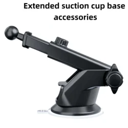 Universal Sucker Car Phone Holder Mount (Long Suction cupbase)