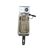 Electric Deep Fryer 2000W-Watt Large Professional Grade Stainless Steel with Triple Basket and Timer 2