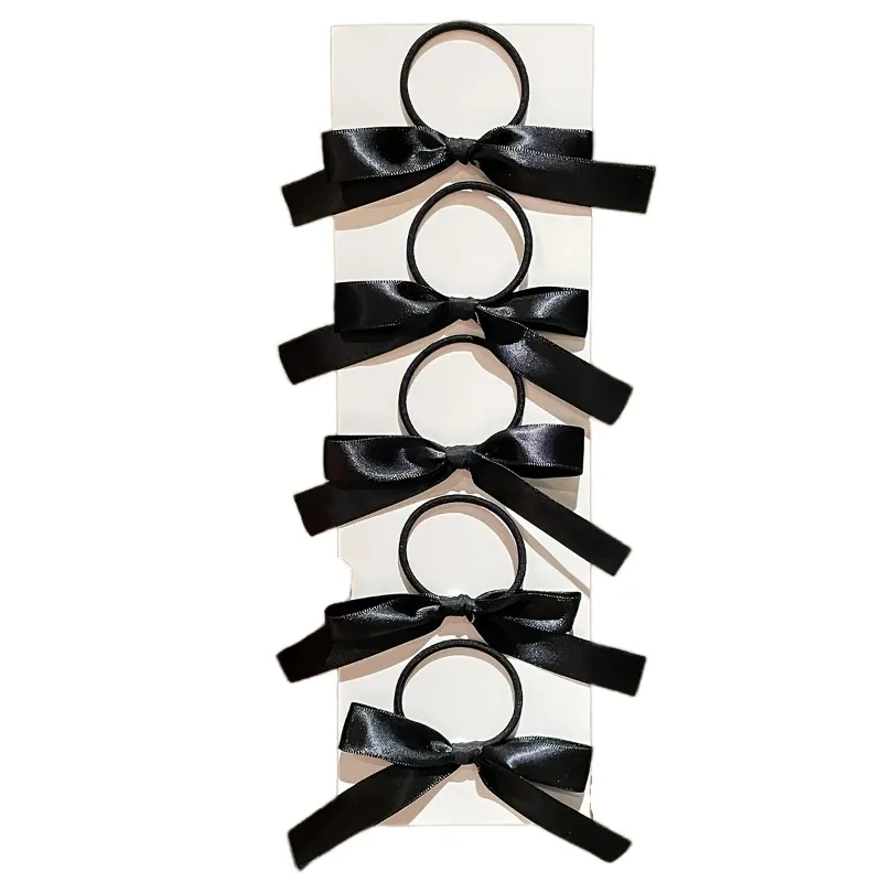 Women's Style Fashionable and Cute Black Bow Suitable for Daily Use, Gift Hair Accessories, Creative and Convenient Good-looking