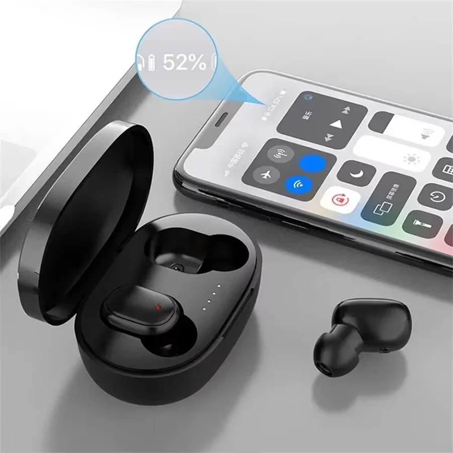 Lenovo TWS A6S Wireless Bluetooth Headset Earbuds Noice Cancelling Earphone Bluetooth Headphones with Mic for Huawei Xiaomi