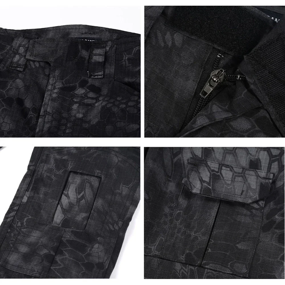 Men Combat Pants Tactical Trousers Camo Multicam Trekking Hunting Clothes Softair Outdoor Training Suit Cargo Pants Men 5