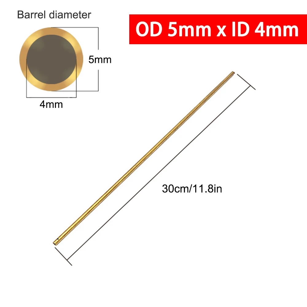 Premium Brass Round Bar - Various Diameters, 300mm Length - Ideal for Modelmaking and Craftsmanship
