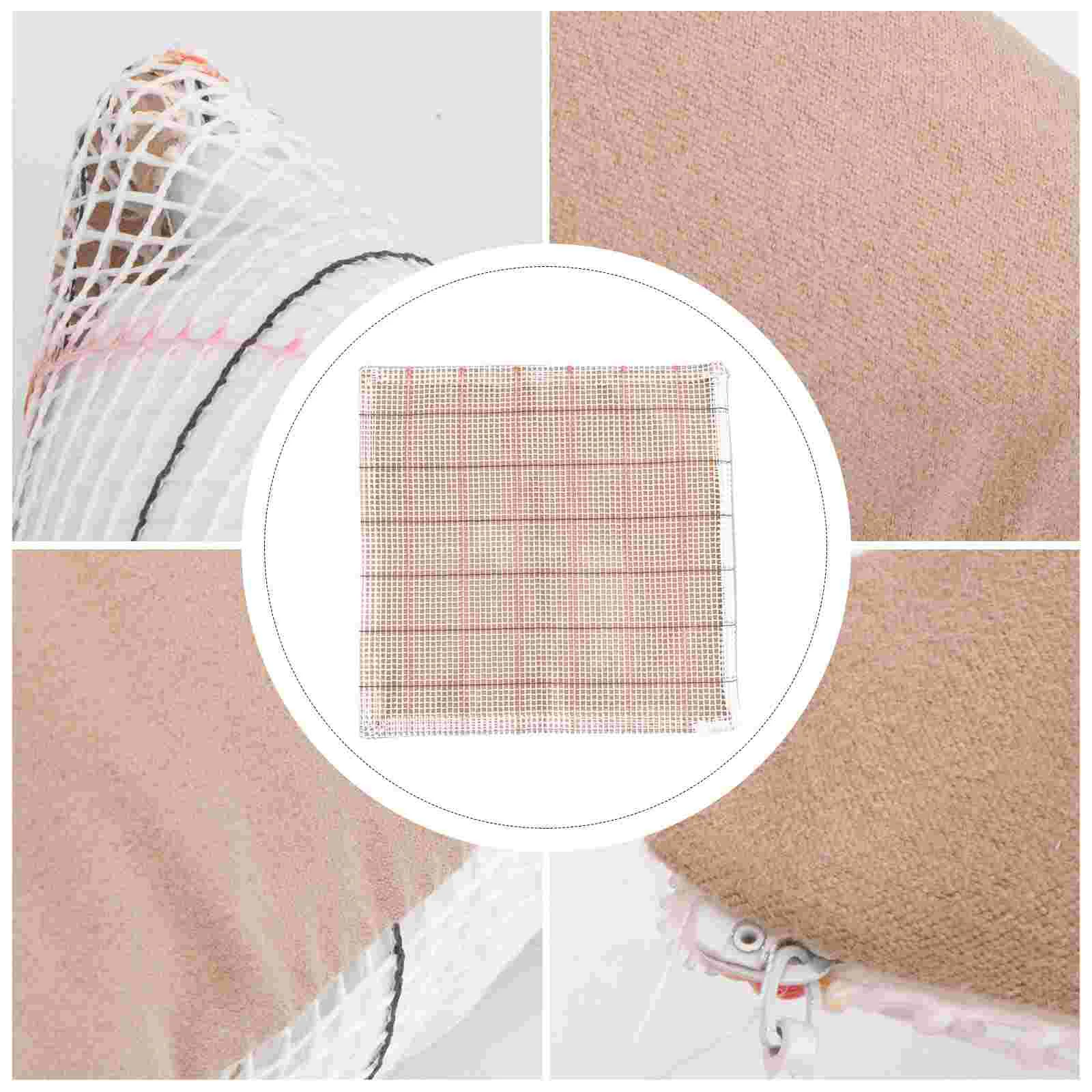 

1pcs DIY Pillow Case Handmade Pillow Case Sofa Cusion Case Cover Carpet Embroidered Pillow Case for Home (Khaki)