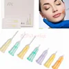 50pcs/lot 30G 4mm 25mm 32G 4mm 6mm 8mm 13mm Disposable Needle Sterile Package Tattoo Tip Minor Teeth Irrigator Painless Eyelid 1