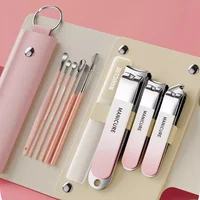"Travel-Friendly" 10-Piece Professional Nail Clippers Set Stainless Steel Manicure & Pedicure Kit With Ear Digging Spoon Groomin 1