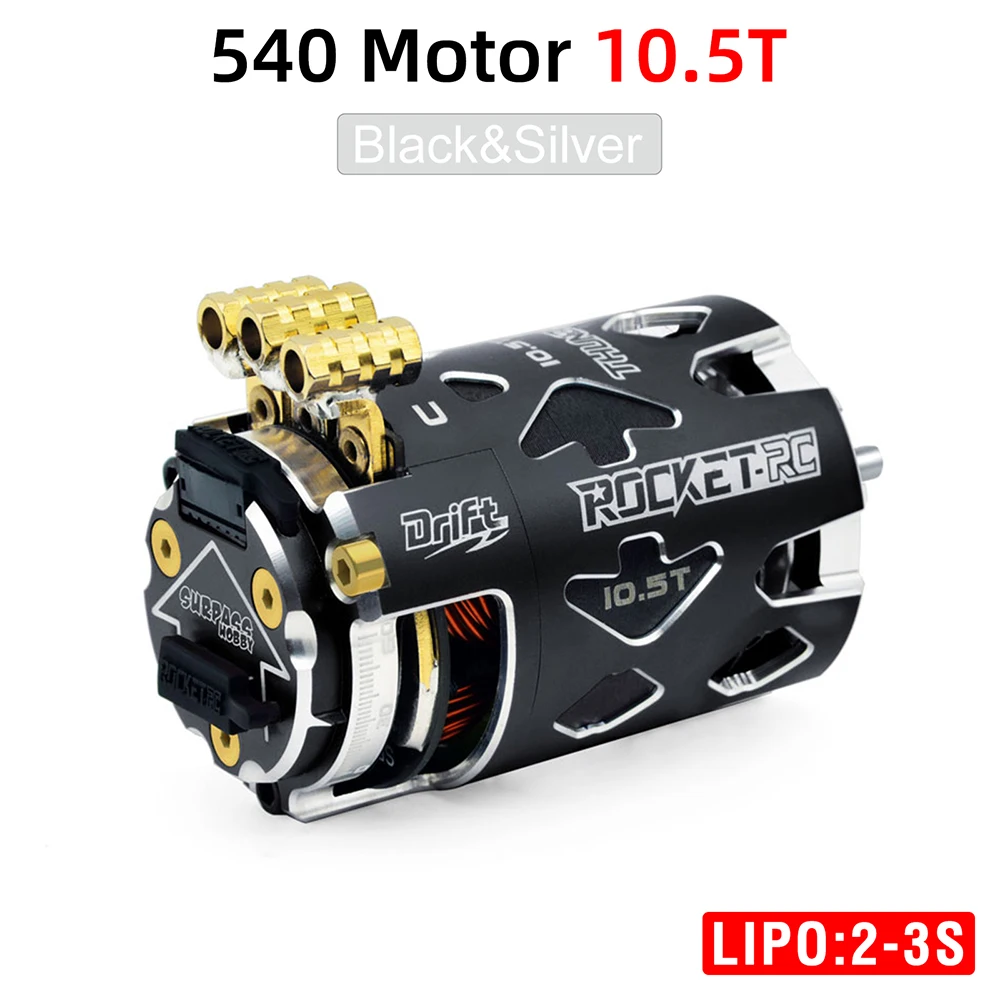 Surpass Hobby Rocket-RC 540 Sensored Brushless Motor 10.5T 13.5T 2