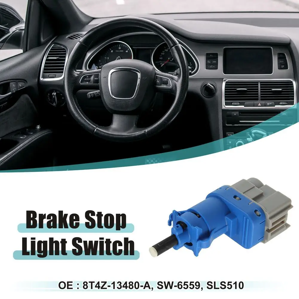 

Car Brake Light Switch Brake Stop Lamp Control Switch 8t4z-13480-a Compatible For E150 / E250 / E350 / E450 Econoline