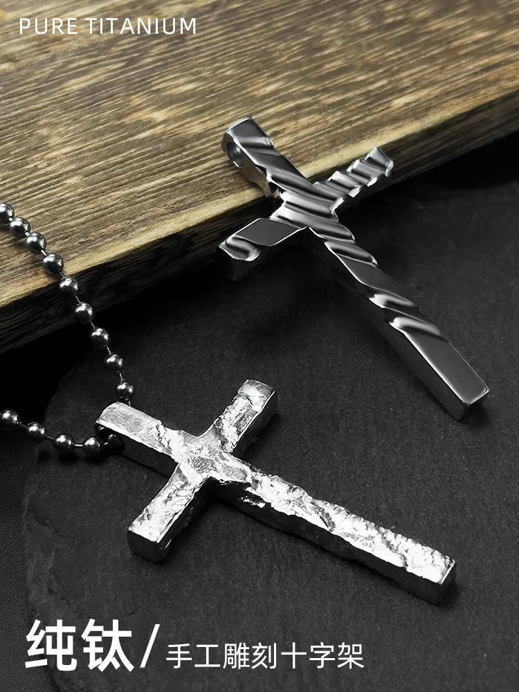 Brand New Pure Titanium Pendant For Men Women Hand Engraved Personalized Pendant for DIY Chain Non-Rusty Non-Allergic Pendant