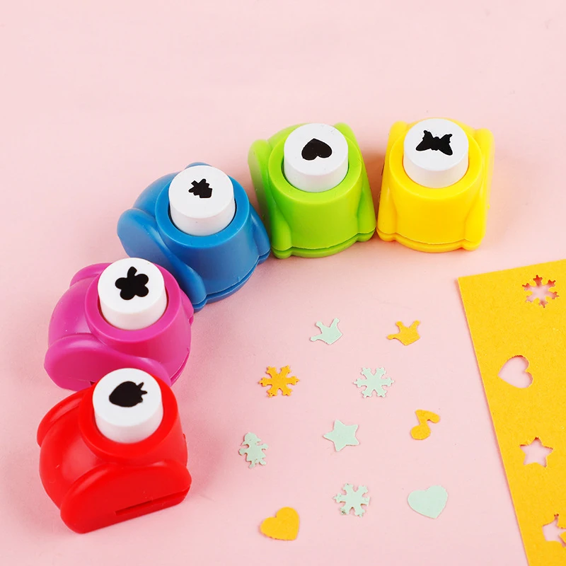 5 pcs Paper cutter for crafts Hole Puncher Punches Tool Set Circle Flower Paper Shapes Hole for card making custom scrapbook - 2