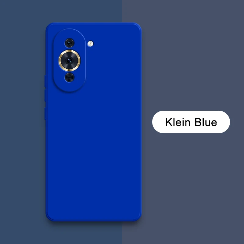Luxury Square Liquid Silicone Camera Protective Back Cover