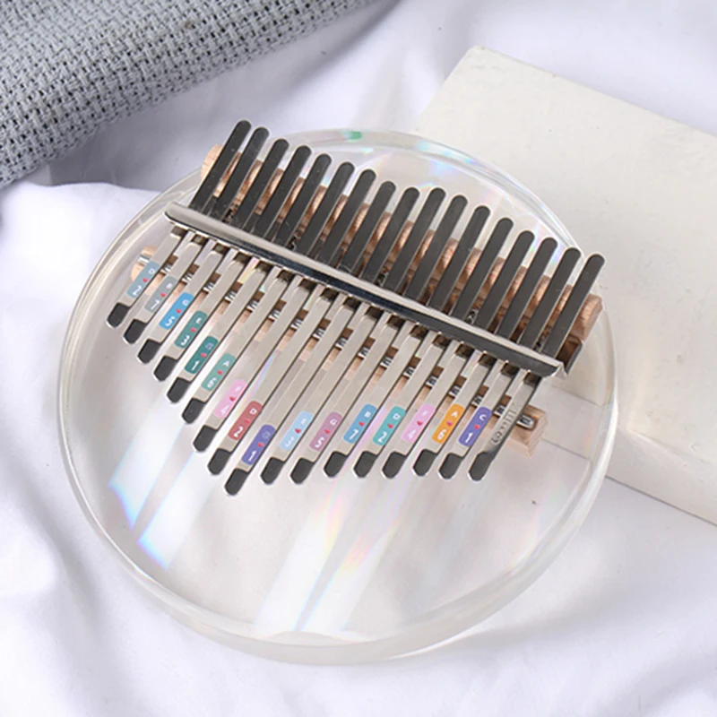 

Cristal Transparente Kalimba Finger Thumb Piano Music Keyboard Portable Musical Instruments Gift Teclado Musical Keyboard Music