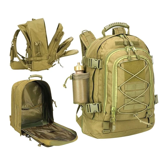 Mochila táctica al aire libre para hombre, morral de hombro Deportivo del  Ejército para acampar, senderismo, caza, viaje, bolsas Molle - AliExpress