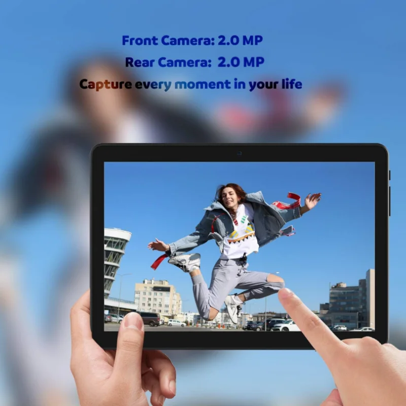 Venturer 10.1" HD Android 8.1 Tablets Laptop Bluetooth 1GB RAM 32GB ROM Wi-Fi Tablet 1280 x 800 IPS MT8167 Quad Core Dual Camera 3