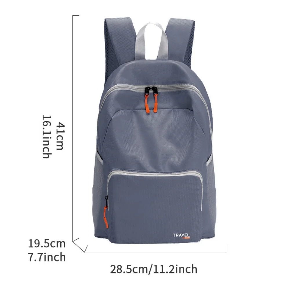 Travel Multifunctional Simple Women's Backpack School Bag Portable Backpack Lightweight Dual Purpose Foldable Backpack