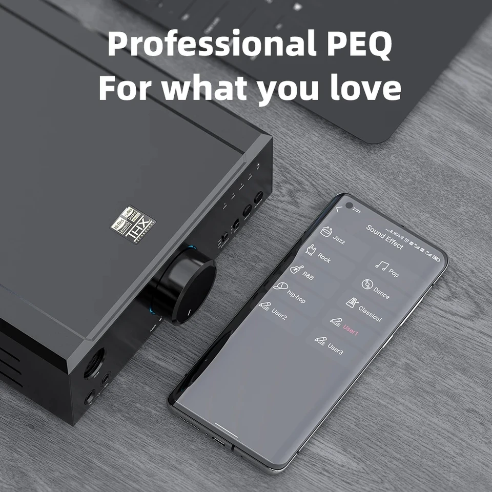 FiiO K9 AKM Desktop DAC and Headphone Amplifier for PC/Phone, THX