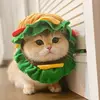 Cat Burger Headset Cute Pet Hat Dog Headwear Small Dog Taking Photos Dress Up Accessories 2
