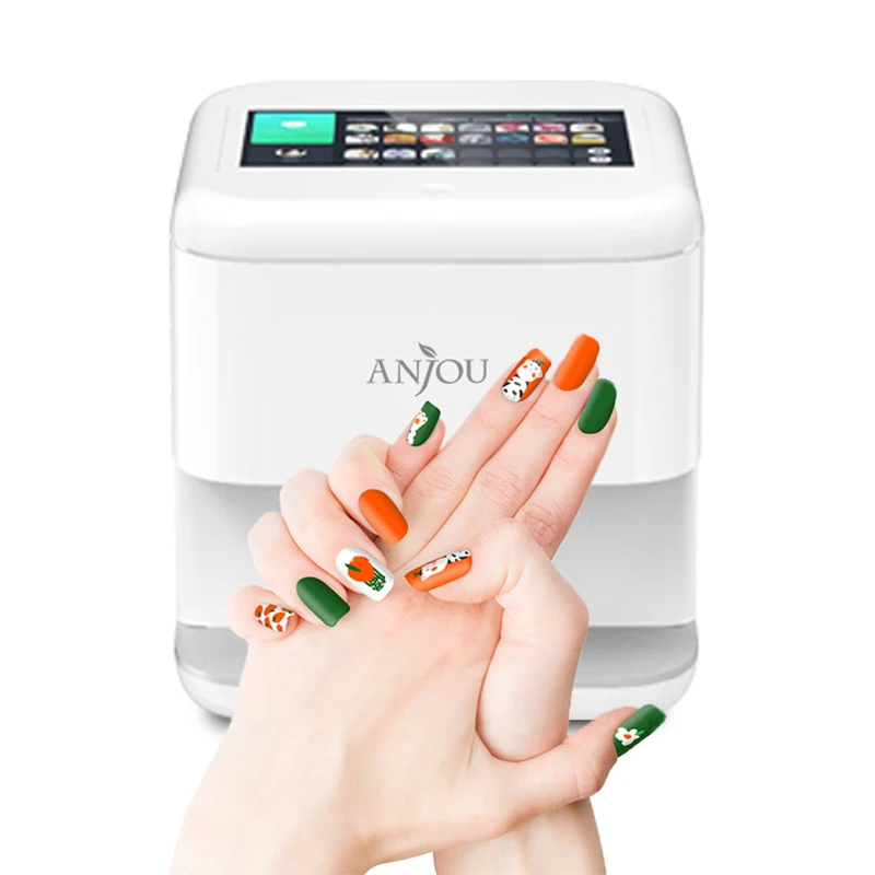 Buy KUNHEWUHUA Digital Nail Art Printer 5-Fingers Together 3D Nail Printing  Machine WiFi Wireless Transfer 100-240v Online at desertcartINDIA