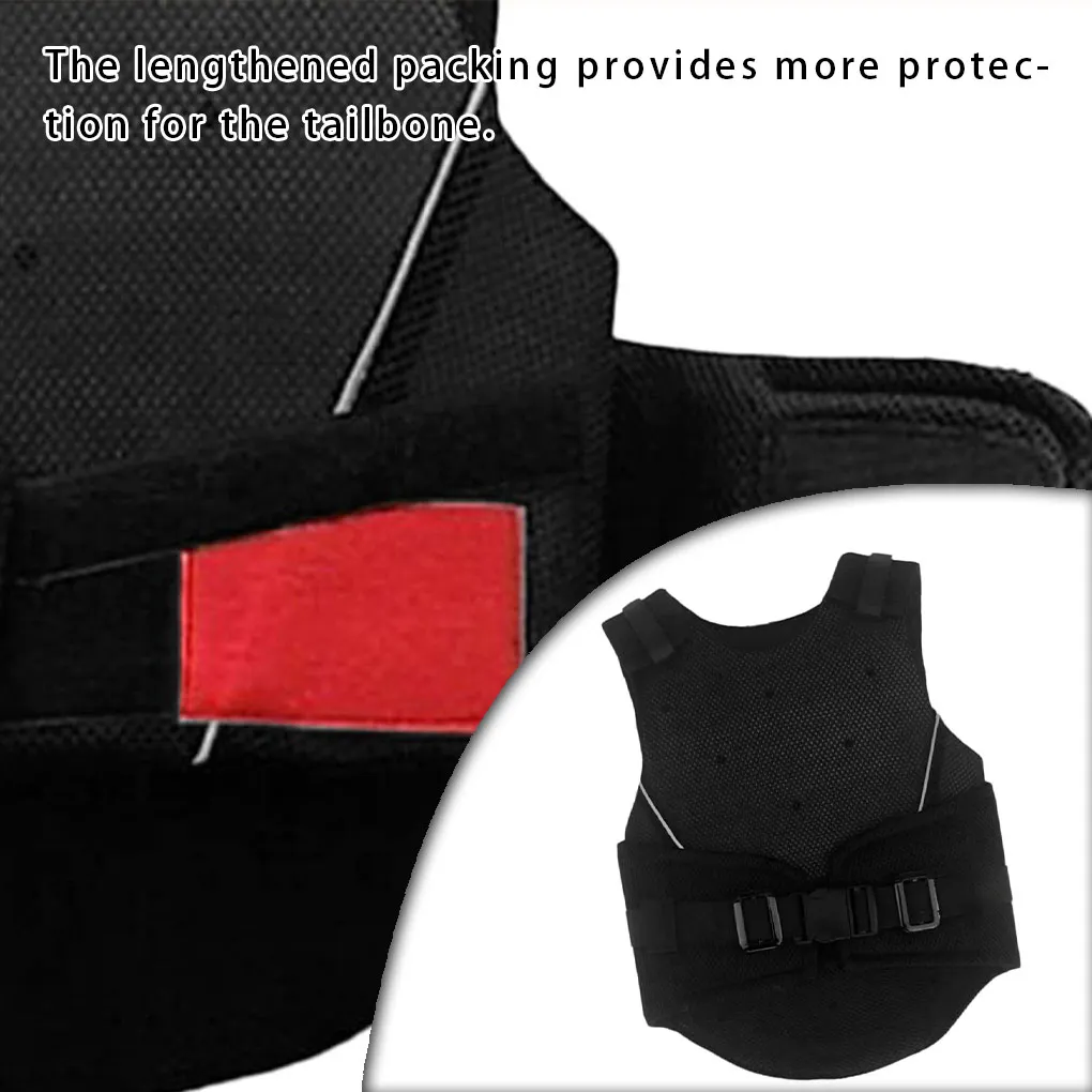 Kids Equestrian Vest Professional Shock Absorption Lengthened Filler Waistcoat Horse Riding Equipment Outdoor Sports CL 4