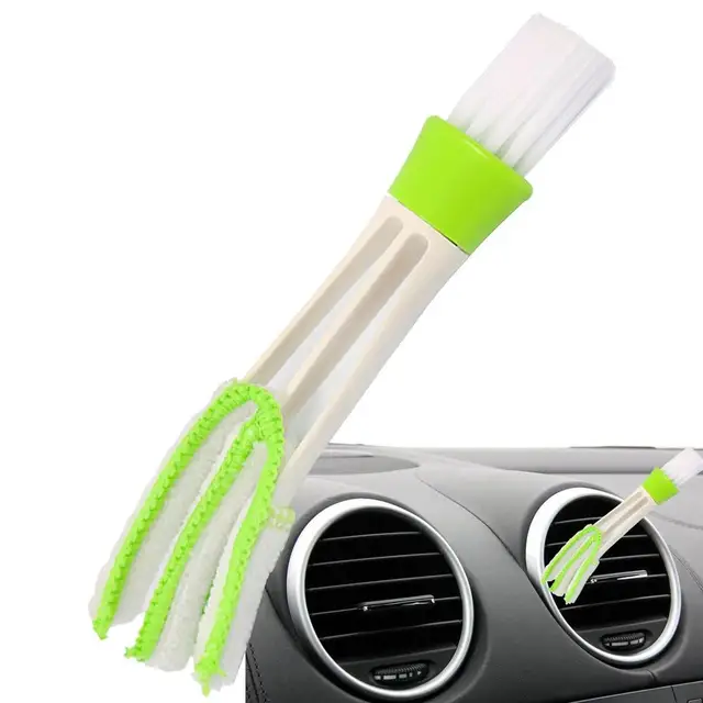Car Vent Cleaner Double Head Auto Cleaner For Car Dust Collector Cleaning  Cloth Tool For Keyboard Window Leaves Blinds Shutter - AliExpress