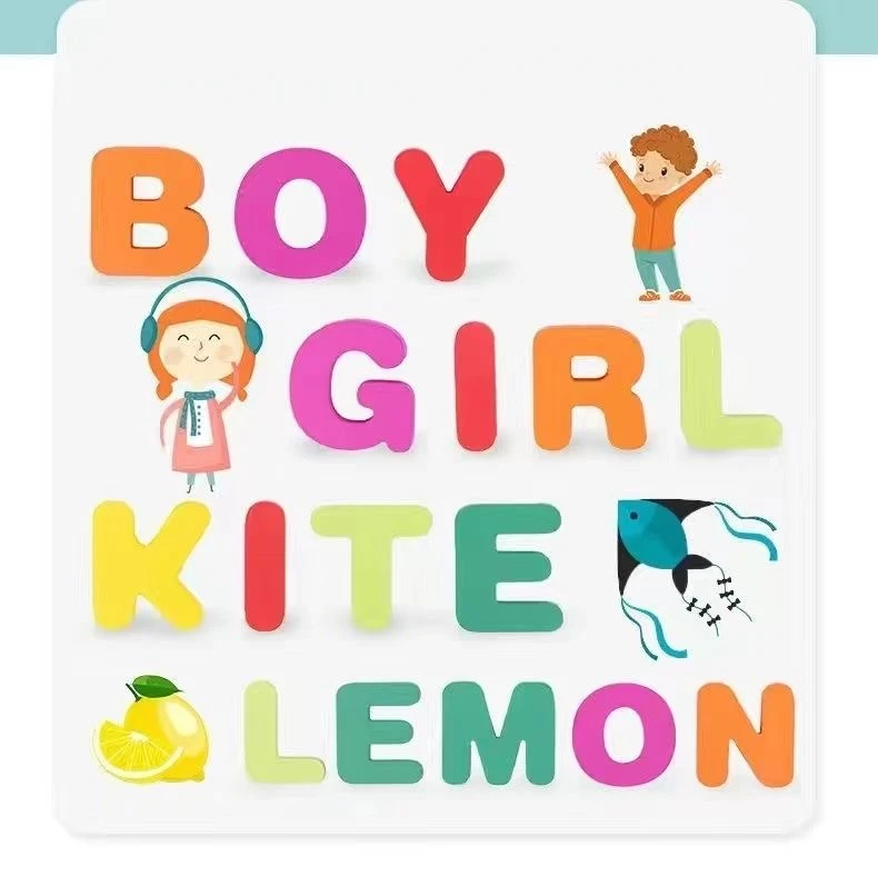 Wooden Alphabet Puzzle Board Number Wooden Puzzle Educational Toy for Toddlers Kids Learning Toy