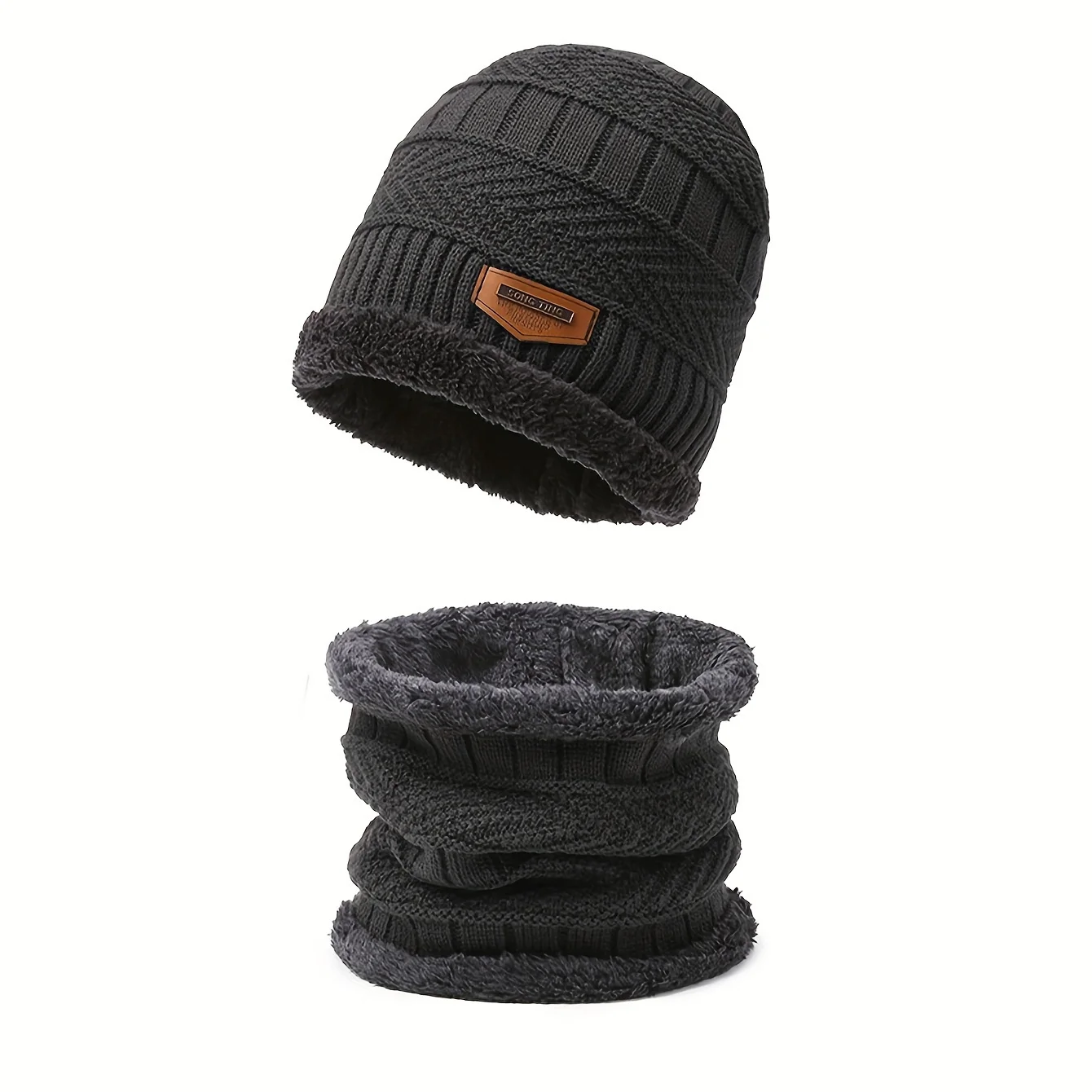 Winter Herren Strick mütze Herbst/Winter Damen neue Baumwoll mütze mit Samt Woll mütze Herren Kalt mütze für Wärme – Detail 5