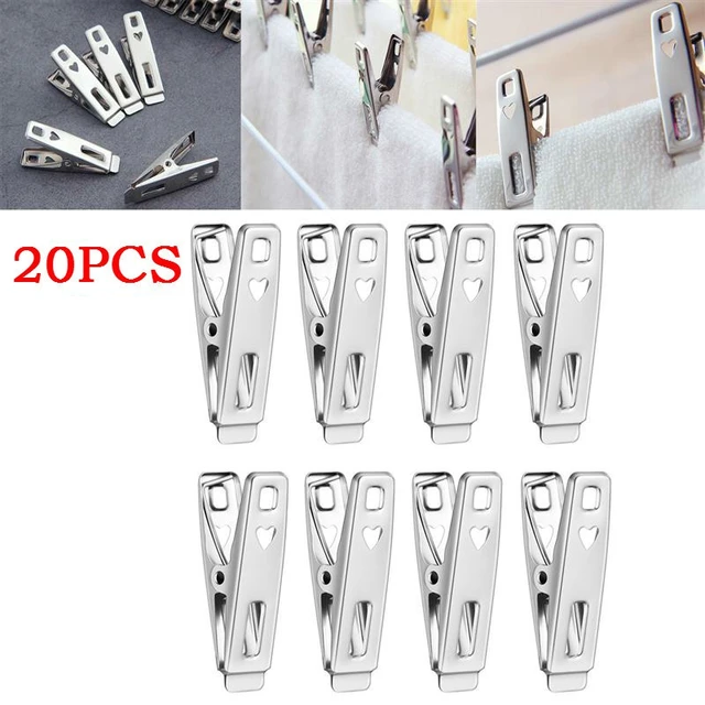 8Pcs Stainless Steel Sewing Crimping Clip Metal Sewing Clips For Fabric  Clothing Stitching Pinning Marking Quilting Ruler Tool