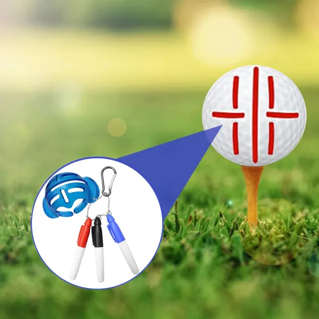 골프공 라이너 마커 드로잉 도구: 퍼팅 정확성과 일관성 향상