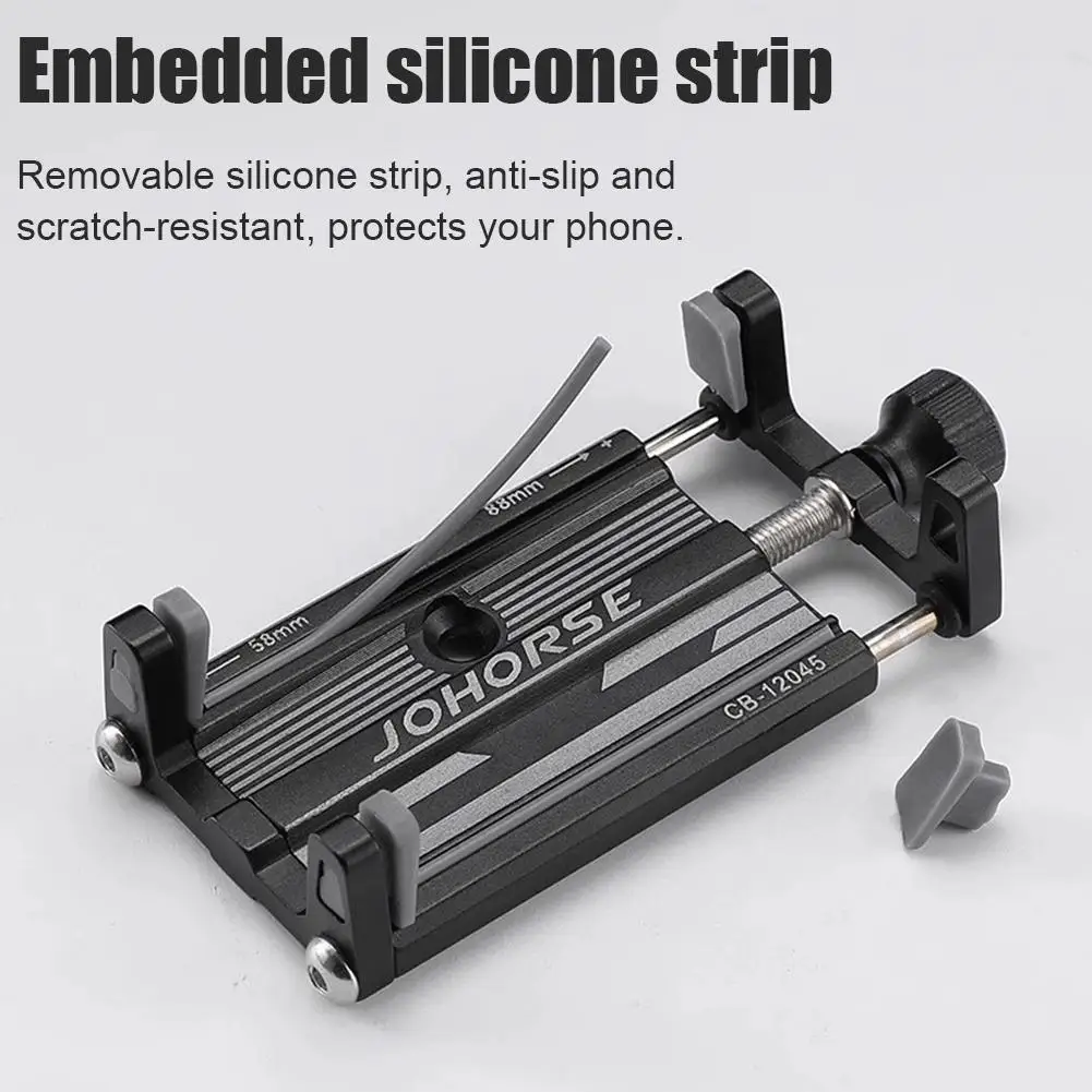 Universal Aluminum Adjustable Bike Phone Mount Stand and Holder