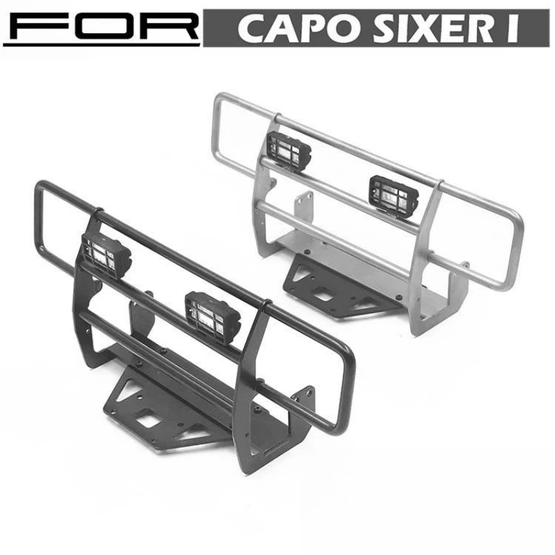 

Capo Sixer 1 Upgrade Part Metal Oxford Bars Bumper for 1/6 Scale Radio Control Car Samurai Jimny R/C Rock Crawler Accessories