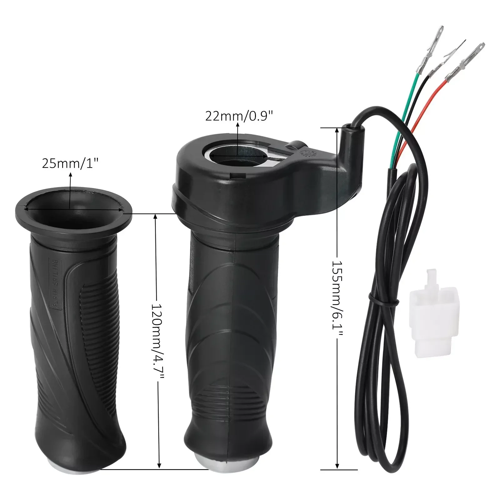 Motorcycle Keylock Throttle Brushed Motor Speed Controller 36V 800W for Bicycle Mini Bike Go Kart ATV Quad Buggy Drift Trike