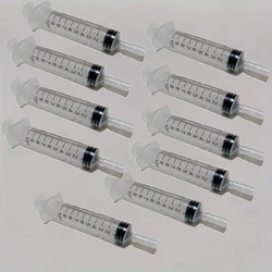 Precision Leak-Proof 10ML Syringe Dispenser for Cosmetics and Fragrances - Clear Measurement for Exact Liquid Application (10pcs)