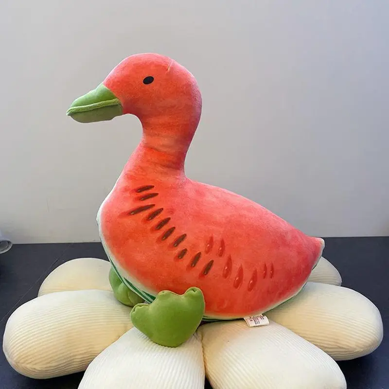 

New 38cm Cute Creative Fruit Duck Doll Plush Toy Soft Animal Stuffed Plush Doll For Baby Gift