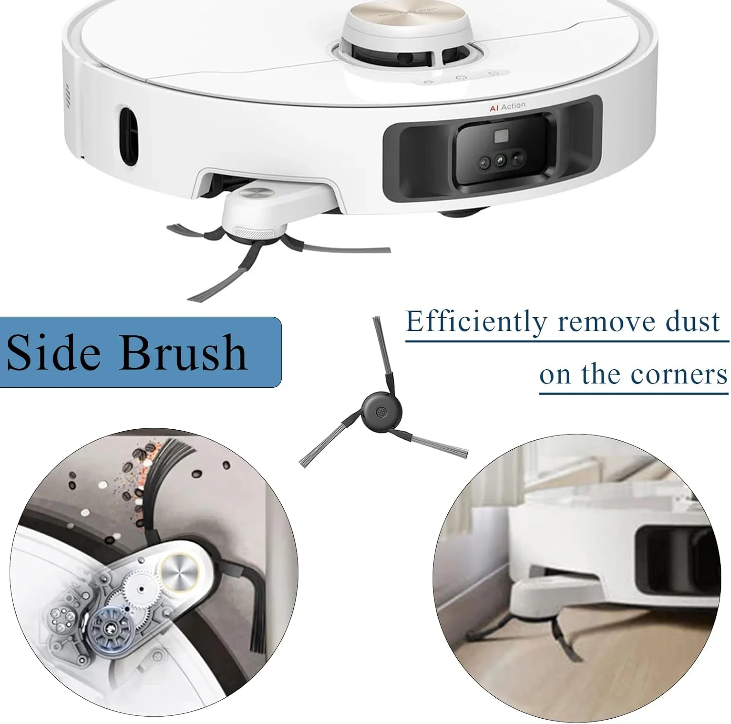 Dreame X40 Ultra / X40 Ultra Complete / X40 Pro / S30 Pro Ultra Robot Vacuum Cleaner Main Brush Mop Hepa Filter Dust Bag