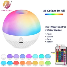 

RGB Smart Night Light 16 Color Remote Control Touch Children Night Light Usb Rechargeable Bedside Lamp Atmosphere Light