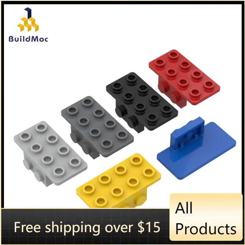 

10PCS High-Tech Assemble Particle 93274-21731 Bracket 1 X 2 - 2 X 4 Brick Building Blocks Kit Replaceable Part Toy For Children