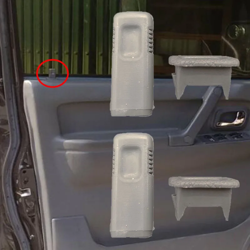 Car Door Lock Pin Cap Set Holding For  Mitsubishi Pajero Montero Shogun Mk2 1991 1992 1993 1994 1995 1996 1997 1998 1999