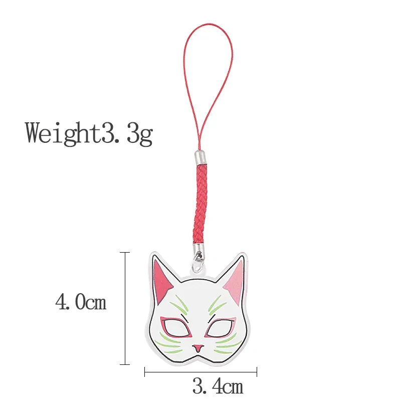 A Whisker Away 키체인 미요 사사키 고양이 마스크 아크릴 펜던트 키체인 여성용 남성용 열쇠고리 쥬얼리 선물