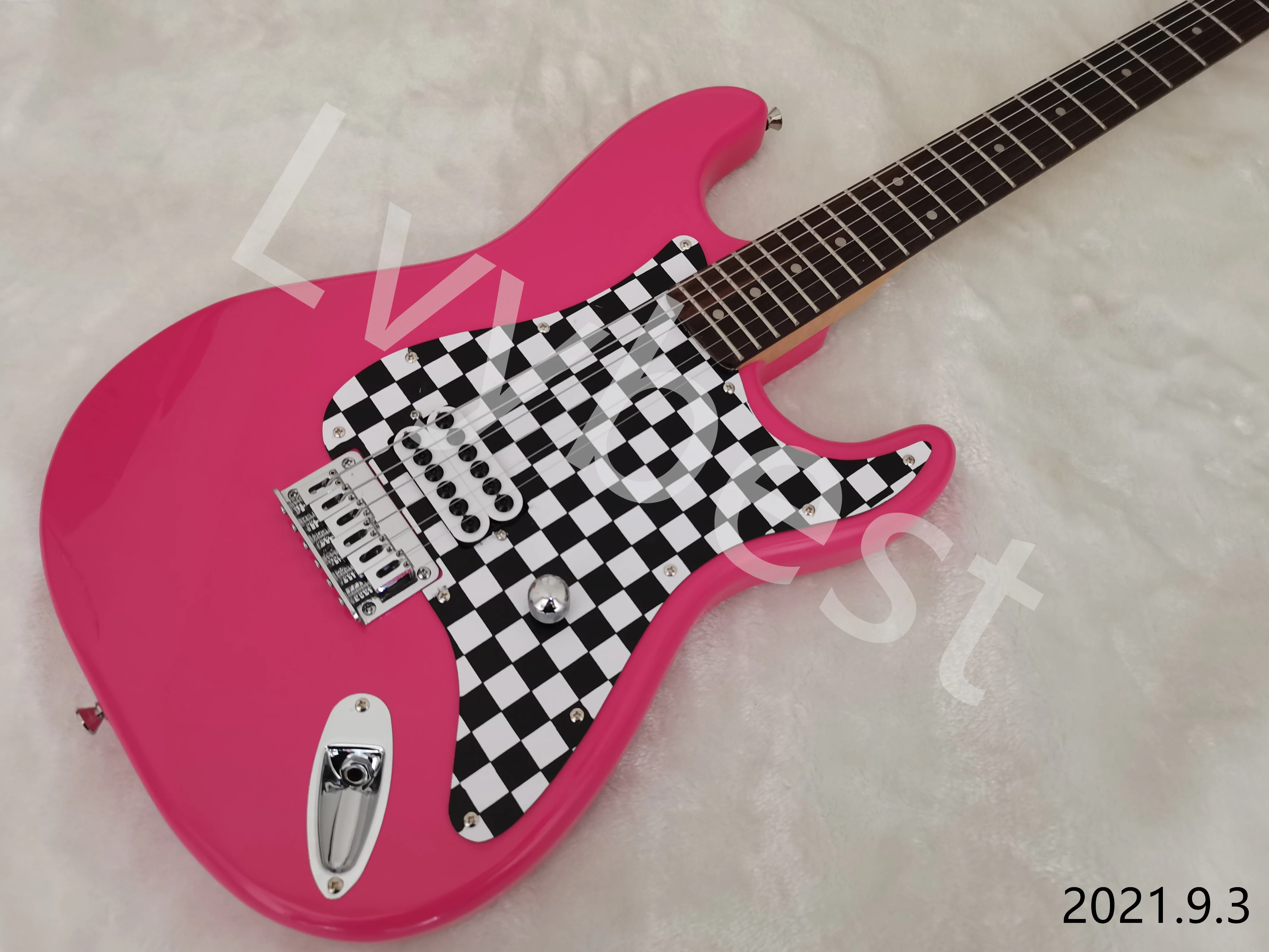 Slat Defective Stock Bling Red Electric Guitar Body Finished with Hardware  Pickguard Bridge no Pickups DIY Kit Part - AliExpress