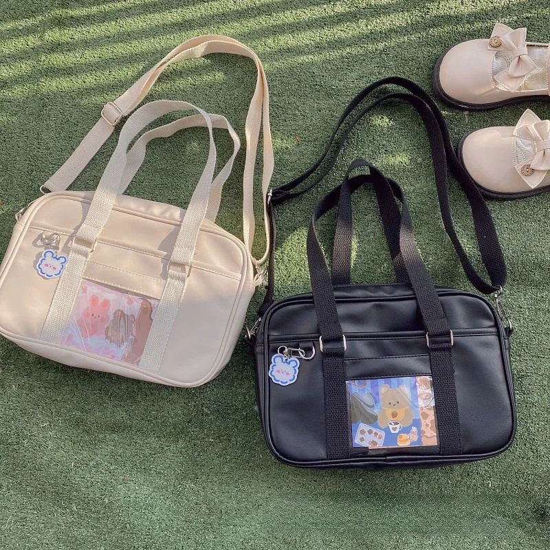 2024 New Lolita Ita Bags Women Fashion JK Uniform Handbags New Japanese Transparent Crossbody Bags Preppy School Style