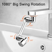 1080° Universal Rotation Faucet Extender Kitchen Robot Arm Extension Faucets Two Mode Bubbler Water Tap Bathroom Swivel Faucet 2