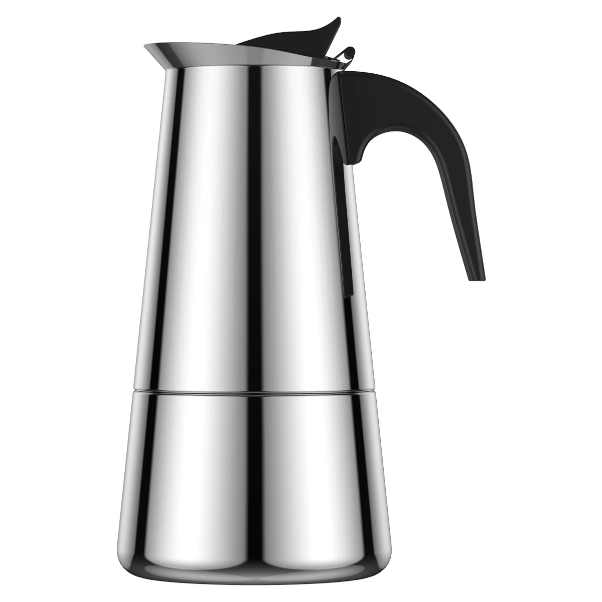 Espresso Maker Induction Coffee Maker Stainless Steel Stovetop