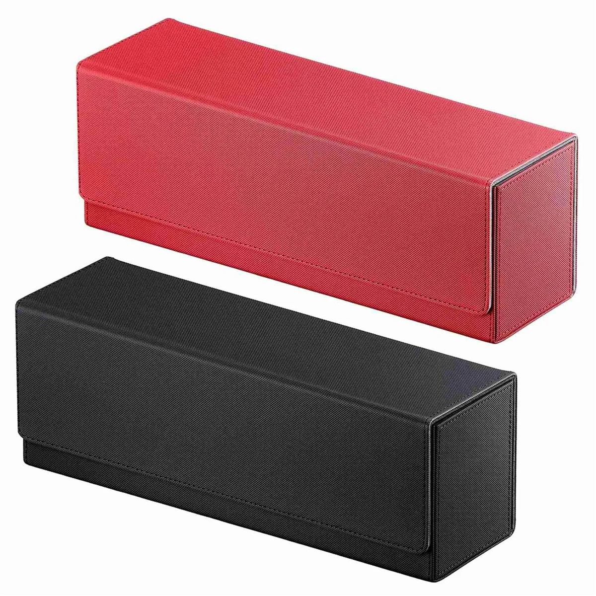 

2 Pieces Card Toploader Storage, Trading Cards Holding Box for 400+ Cards Top Loader Storage Boxes for Magic Cards