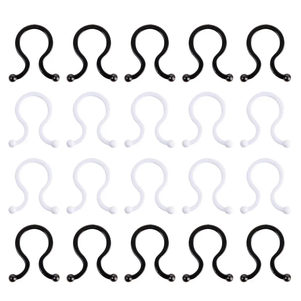 40Pcs 케이블 와인더 와이어 클립 주최자 미니 코드 관리 스레드 도구 컴퓨터 전원 라인 데스크탑 케이블 용 대형 사이즈