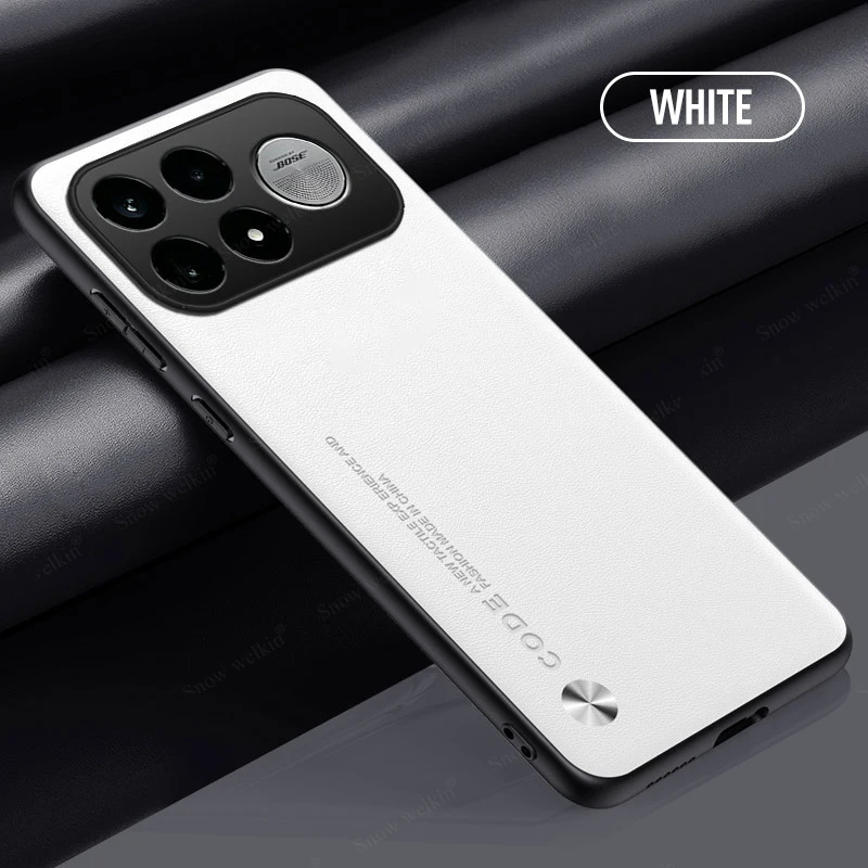 Luxury PU Leather Shockproof Silicone Phone Case Cover