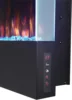 38 inch Vertical Wall Mount Electric Fireplace - Black, NEFVC38H 4