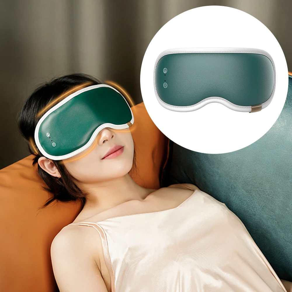 Heating Steam Eye Mask Smart Vibration Eye Massager Relieve Eyes Dark