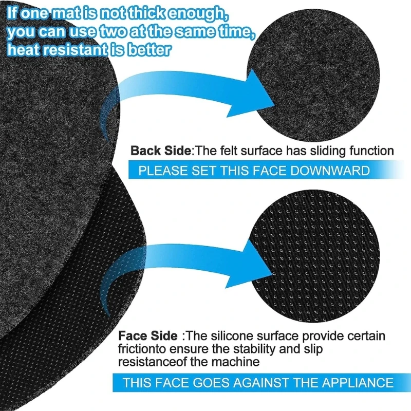 Air Fryer Heat Resistant Mat Kitchen Countertop Slow Cooker Heat Protector Mats Dropshipping