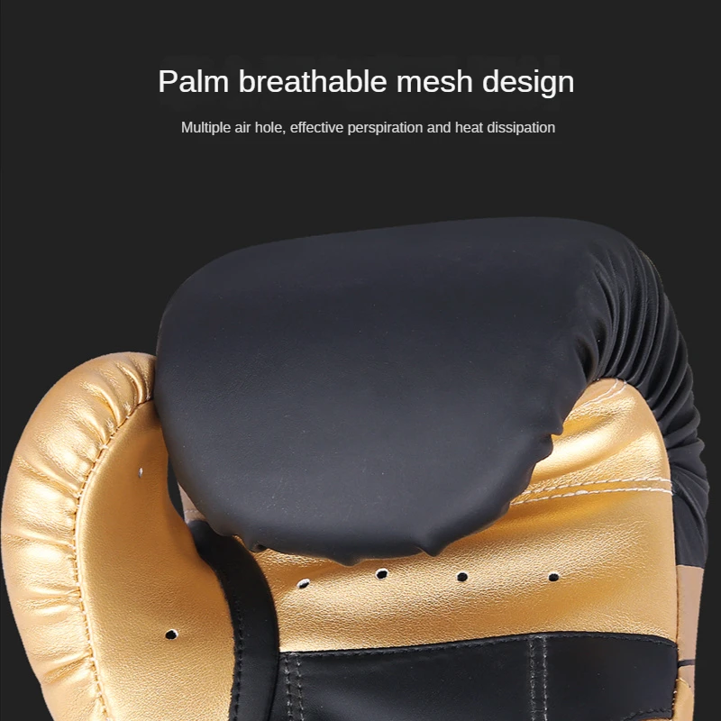 Professional Boxing Gloves Adult Men and Women\'s Sanda Combat Training Thickening Kickboxing Sandbags Joint Support Karate